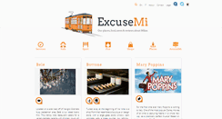 Desktop Screenshot of excusemi.com